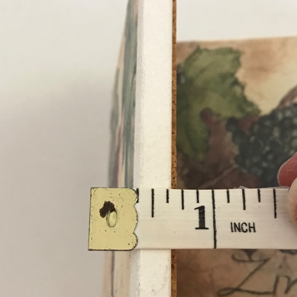 Coasters Set of 4 Stone Wine Themed Merlot Zinfandel Chardonnay Pinot 4” - Picture 8 of 9